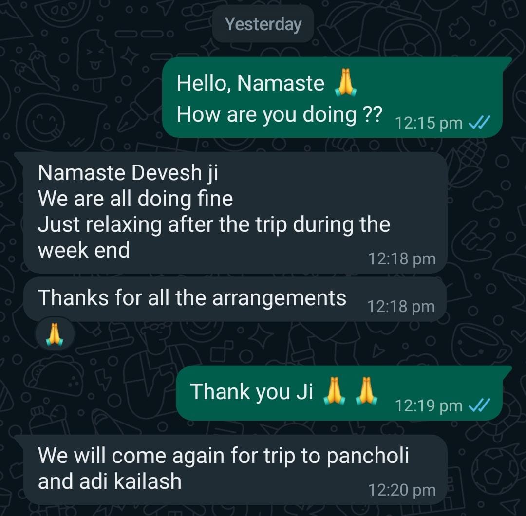 Nagarjuna Travels Customer Testimonial 40